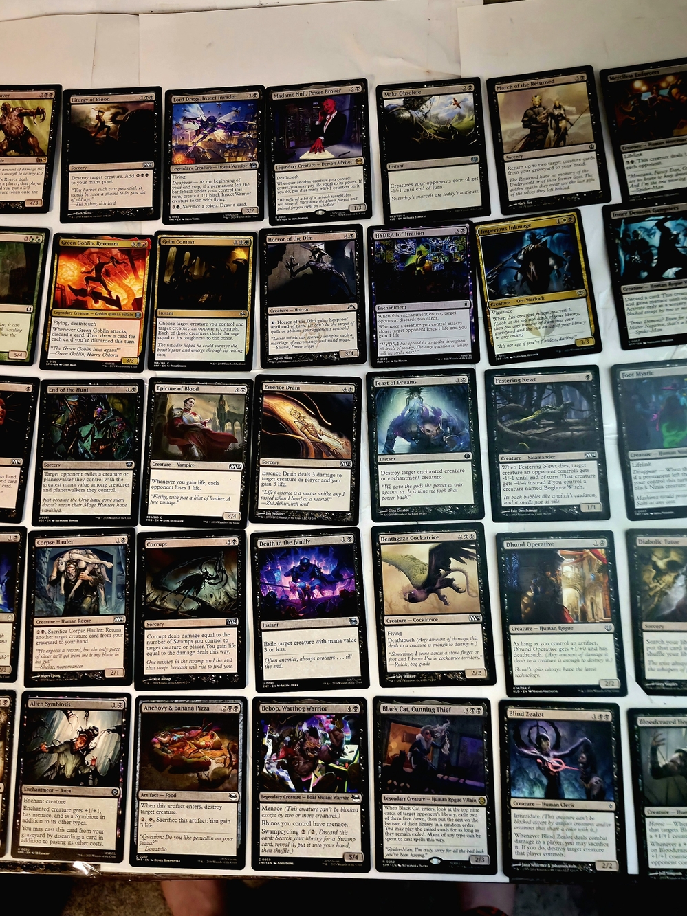 MTG Magic The Gathering Marvel Spider-Man & Black Bulk Starter Card Lot 60+
